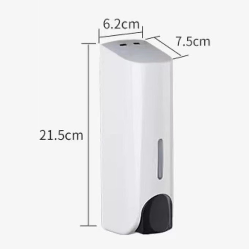 WallMounted Soap Dispenser Large Capacity Manual Press Soap Box For Hand Soap Shampoo Shower Gel 5