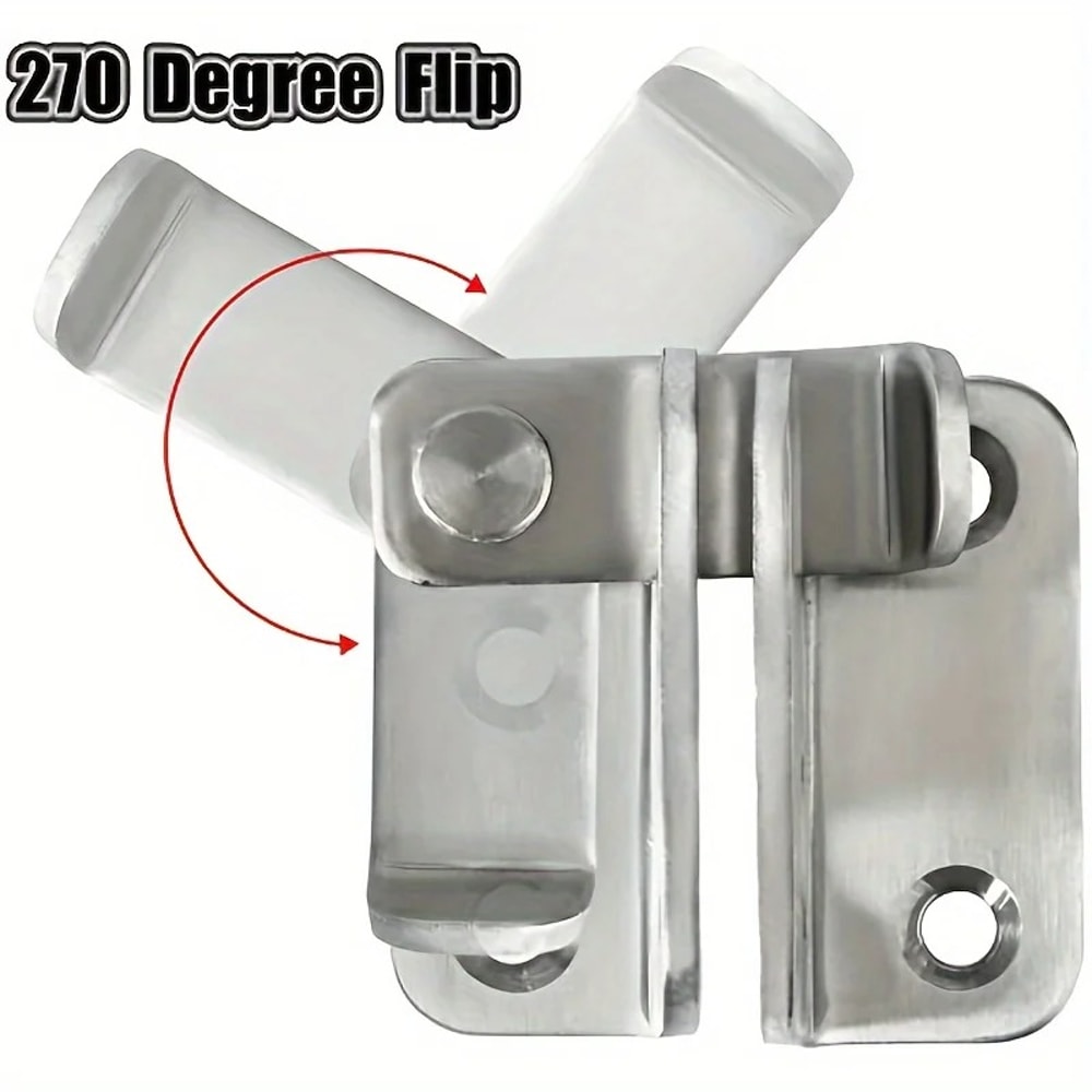 Heavy Duty Flip Latch Gate Latch Durable Slide Bolt Lock for Barns, Cabinets, Pet Cages, and More