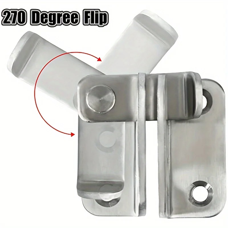 Heavy Duty Flip Latch Gate Latch Durable Slide Bolt Lock for Barns, Cabinets, Pet Cages, and More