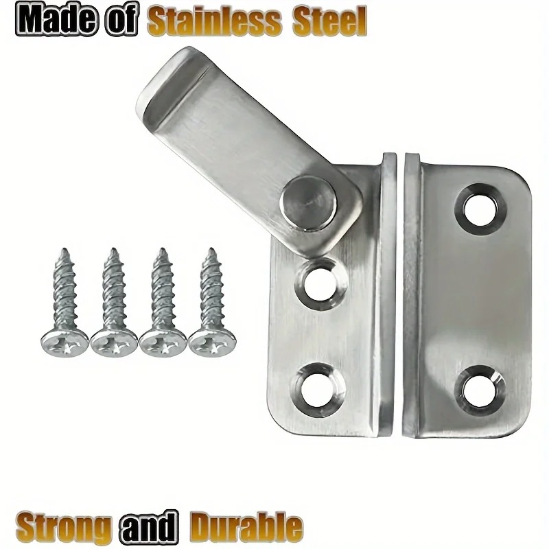 Heavy Duty Flip Latch Gate Latch Durable Slide Bolt Lock for Barns, Cabinets, Pet Cages, and More