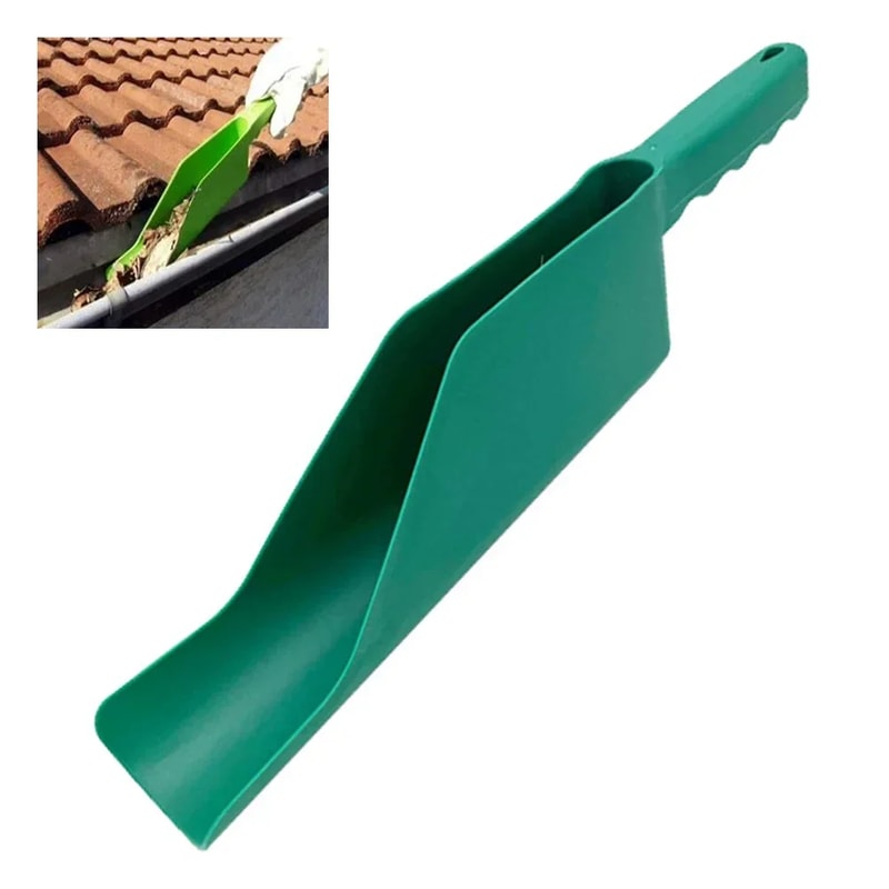 Gutter Getter Scoop Cleaning Tool Multi-Use Roof, Eaves & Gutter Cleaning Shovel for Dirt & Debris Removal