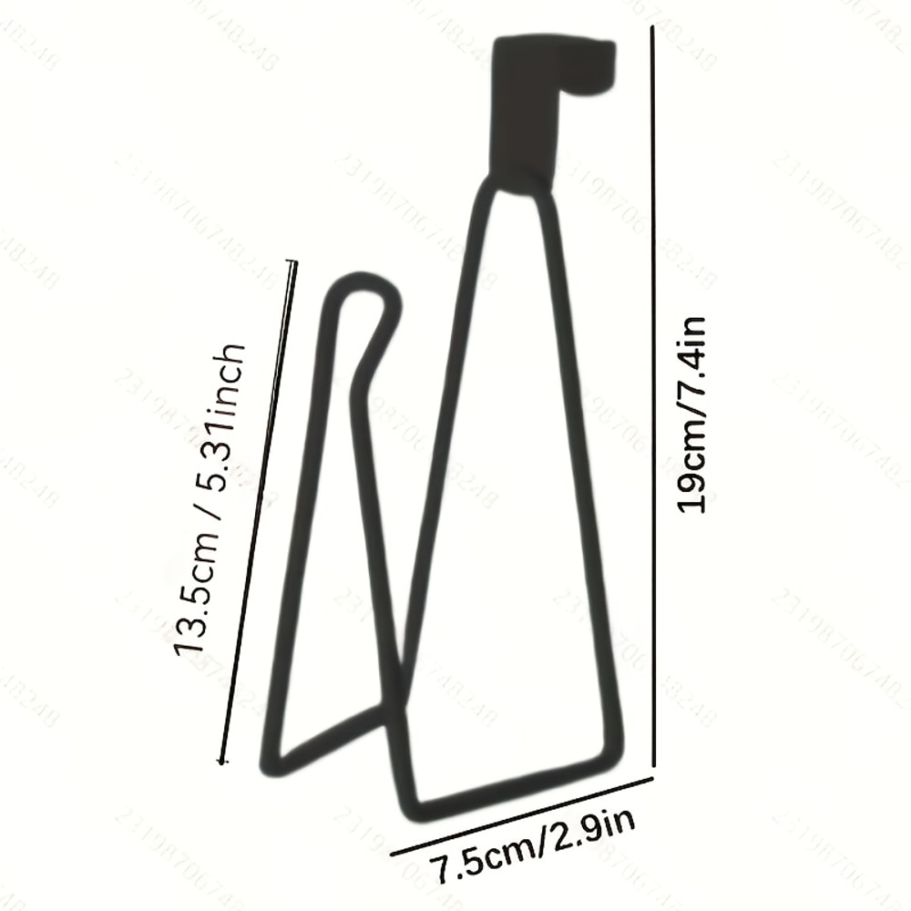 Stainless Steel Wall-Mounted Toilet Paper Holder Space-Saving, No-Drill Design for Bathroom & Outdoor Storage