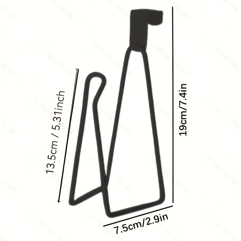 Stainless Steel Wall-Mounted Toilet Paper Holder Space-Saving, No-Drill Design for Bathroom & Outdoor Storage