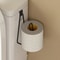 Stainless Steel Wall-Mounted Toilet Paper Holder Space-Saving, No-Drill Design for Bathroom & Outdoor Storage