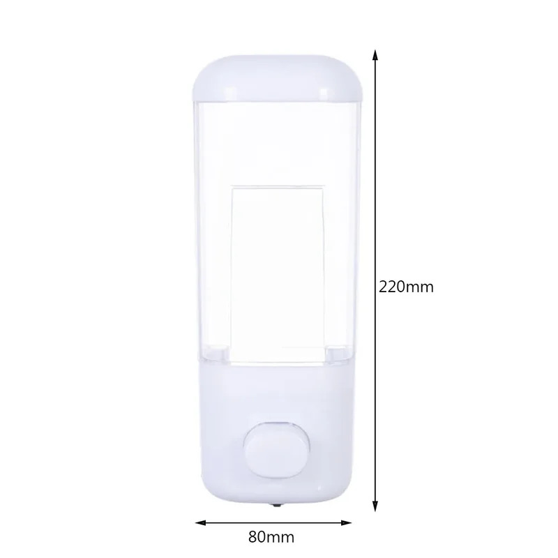 WallMounted Soap Dispenser For Bathroom Convenient Shampoo Lotion Shower Container Holder No Drill 4
