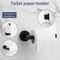 Stainless Steel Wall-Mount Toilet Paper Holder Modern Tissue Roll Dispenser for Bathroom Storage