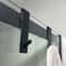 Stainless Steel Shower Door Towel Hooks Over Glass Door Bathrobe Hanger for Bathroom Storage