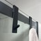 Stainless Steel Shower Door Towel Hooks Over Glass Door Bathrobe Hanger for Bathroom Storage