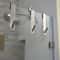 Stainless Steel Shower Door Towel Hooks Over Glass Door Bathrobe Hanger for Bathroom Storage