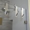 Stainless Steel Shower Door Towel Hooks Over Glass Door Bathrobe Hanger for Bathroom Storage