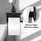 Stainless Steel Wall-Mounted Toilet Paper Holder with Phone Shelf No Drilling, Easy Installation