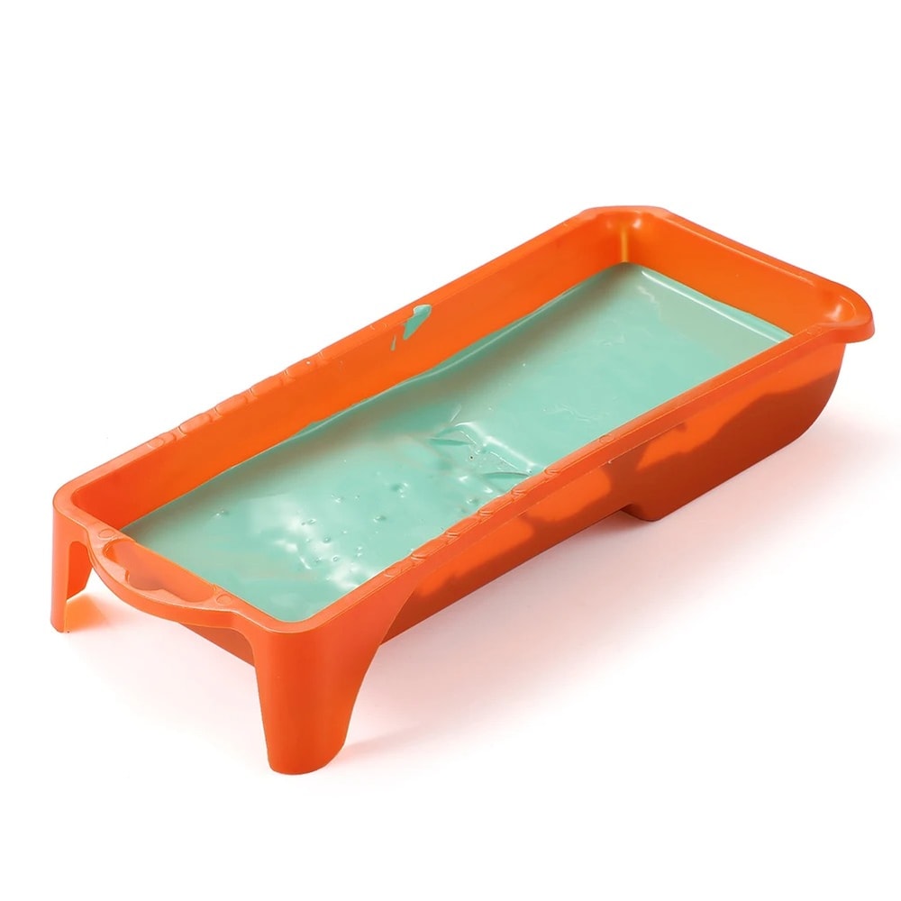 High-Density Foam Paint Roller Kit with Tray Liner for Smooth Wall Painting