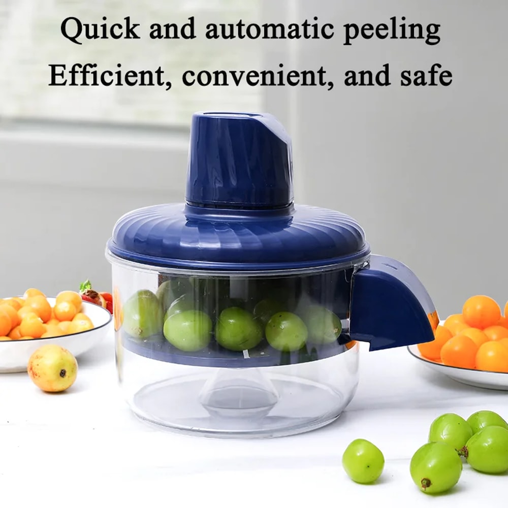 Automatic Fruit Peeler Wireless Portable 1500mAh Peeler For Grapes Garlic Fast Kitchen Tool 3