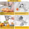 Manual Juice Squeezer Aluminum Alloy Hand Pressure Juicer for Pomegranate, Orange, Lemon, and Sugar Cane