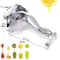 Manual Juice Squeezer Aluminum Alloy Hand Pressure Juicer for Pomegranate, Orange, Lemon, and Sugar Cane