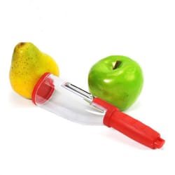 stainless steel peeler with container efficient fruit & vegetable peeler with convenient storage
