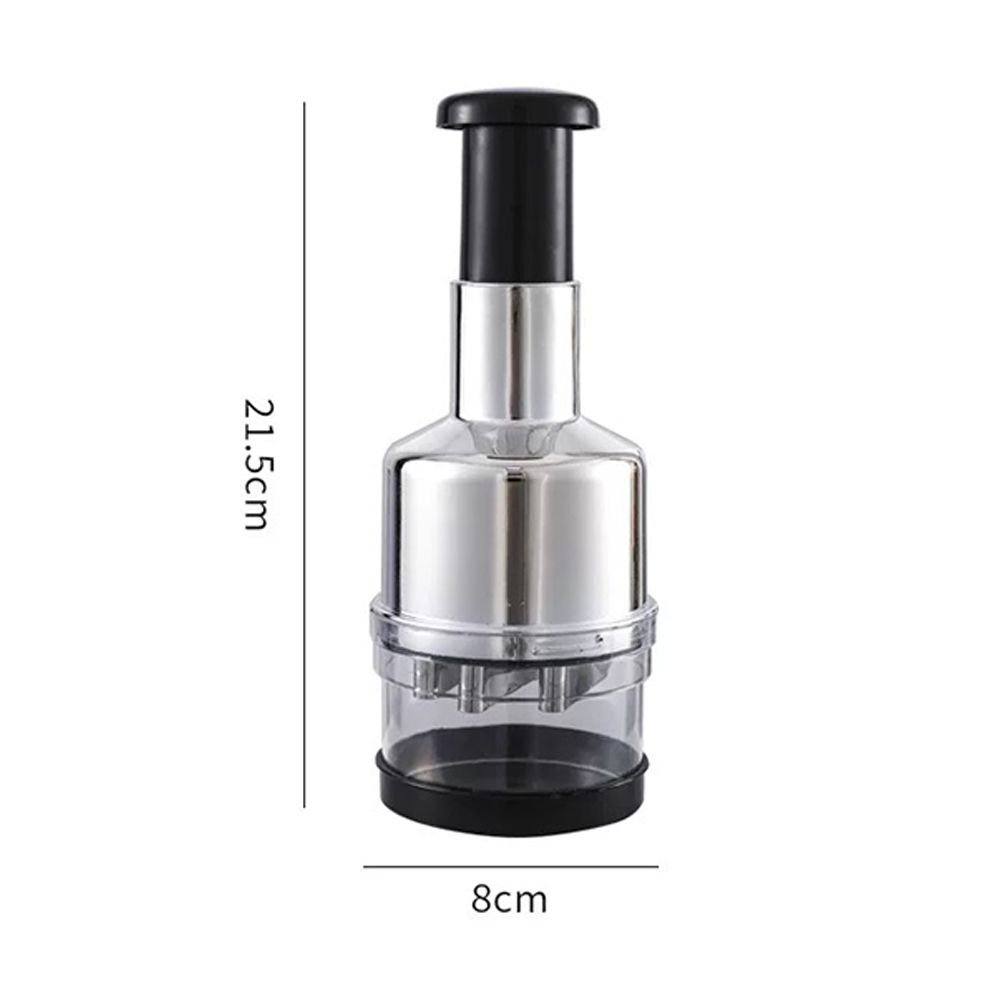 Manual Hand Press Vegetable Chopper for Garlic, Onion & More Easy-to-Use Food Processor