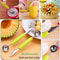 Dual-Head Carving Knife for Fruit & Vegetables Multi-Function Slicer & Scoop Cutter random color