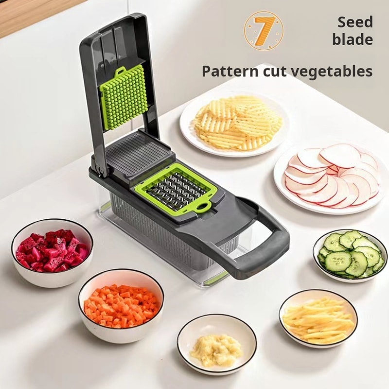 Multifunctional Vegetable Cutter Kitchen Shredder Dicing Machine For Easy Slicing And Grating 1