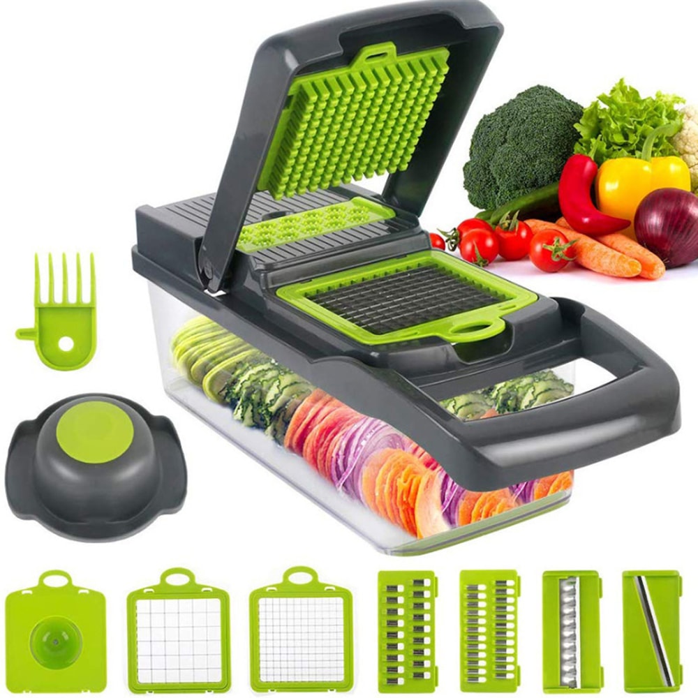Multifunctional Vegetable Cutter Kitchen Shredder Dicing Machine For Easy Slicing And Grating 4