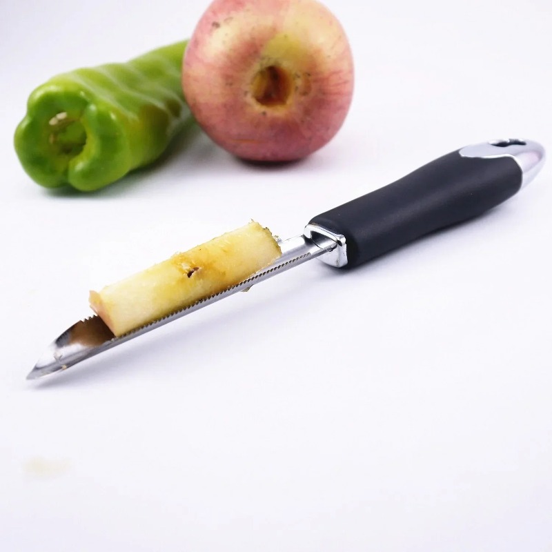 Stainless Steel Fruit Pepper Corer Serrated Edge Seeder For Easy Fruit Preparation 3
