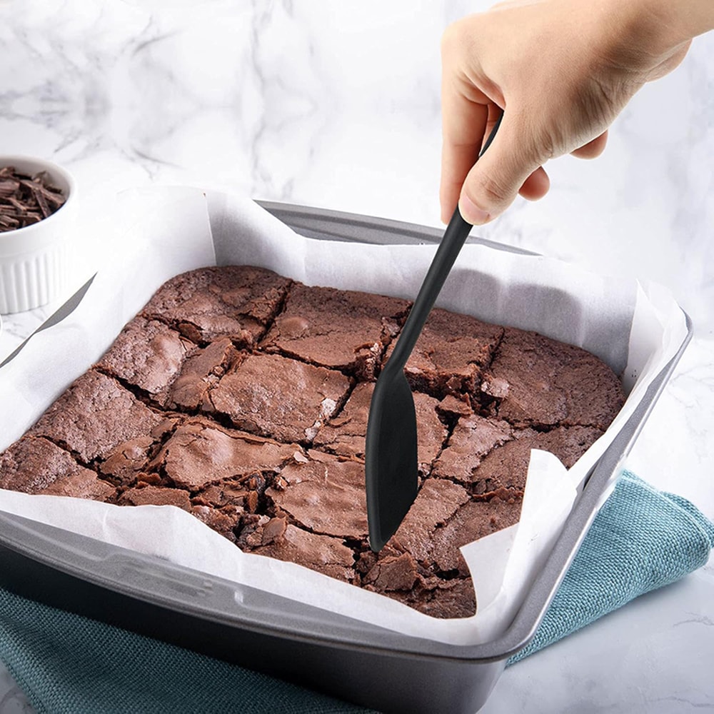 Silicone Non-Stick Cooking Spatula for Frying and Omelette Leak-Proof, Durable Kitchen Tool