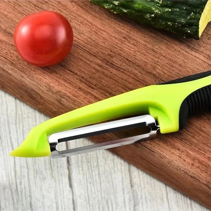 Stainless Steel Peeling Knife Multifunctional Potato and Vegetable Peeler Tool for Kitchen Use