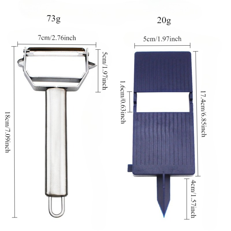 Peeler Slicer Set MultiFunction Kitchen Grater Potato Carrot Cutter Vegetable Shredder Tool 5