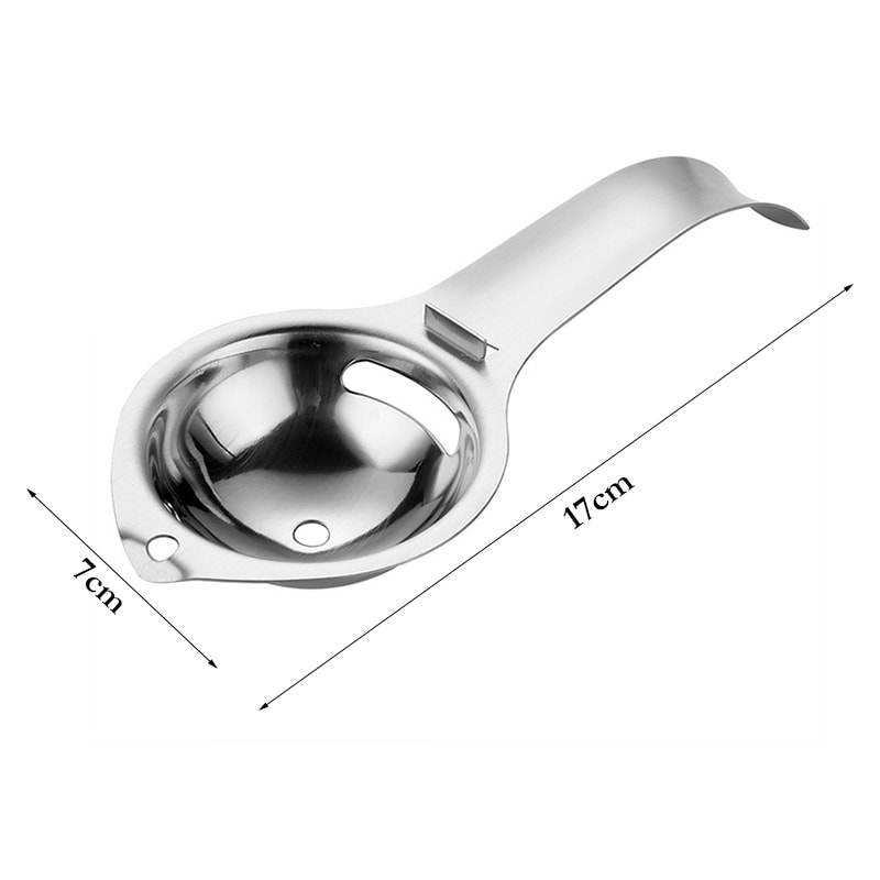 Stainless Steel Egg Separator, Yolk and White Filter, Egg Divider for Baking and Cooking