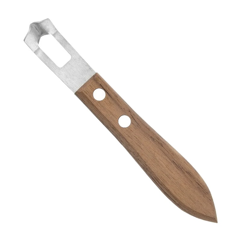 EcoFriendly Lemon Peeler CorrosionResistant Paring Knife With Wood Handle For Effortless Fruit Peel 5