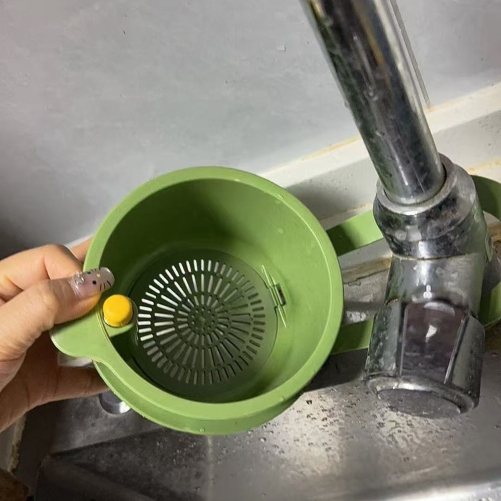 Hanging Sink Drain Basket For Fruit Cleaning Food Residue Filter 5
