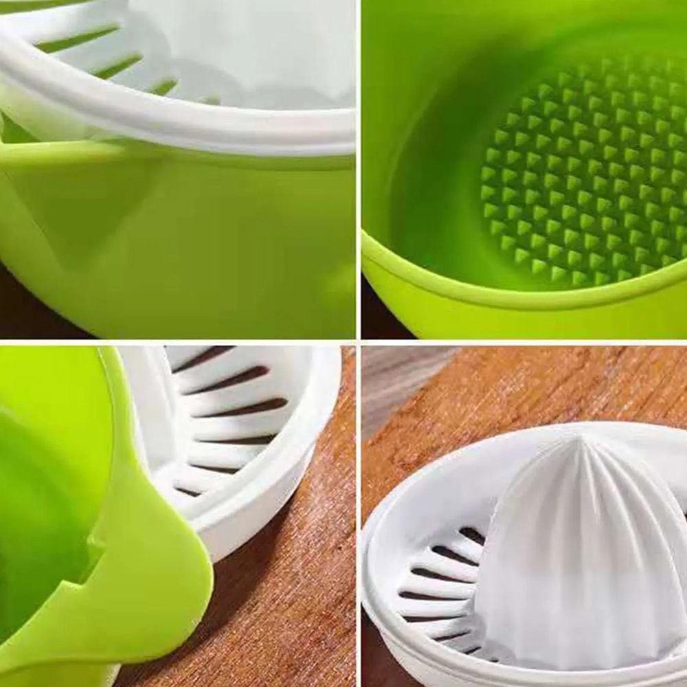 Portable Manual Citrus Juicer Handheld Fruit Squeezer for Fresh Juice, random color