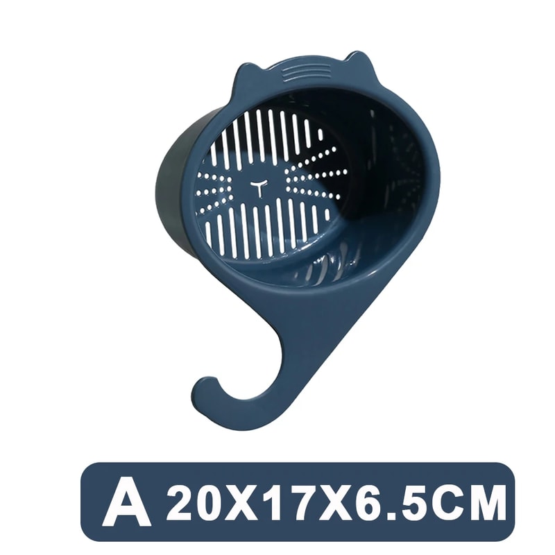 Cat Shape Faucet Filter Basket Multifunctional Kitchen Sink Organizer For Fruits Vegetables More 6