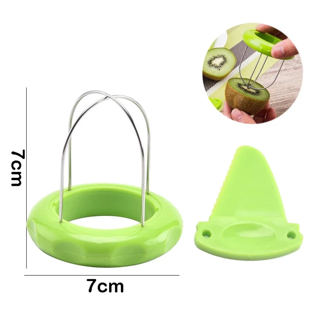 Creative Fruit Cutter for Kiwi & Avocado Fruit Salad Kitchen Tool Slicing Gadget