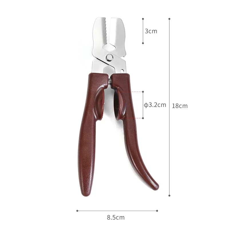 Multifunctional Stainless Steel Chestnut Walnut Clip Kitchen Tool For Nuts Peanuts More 5