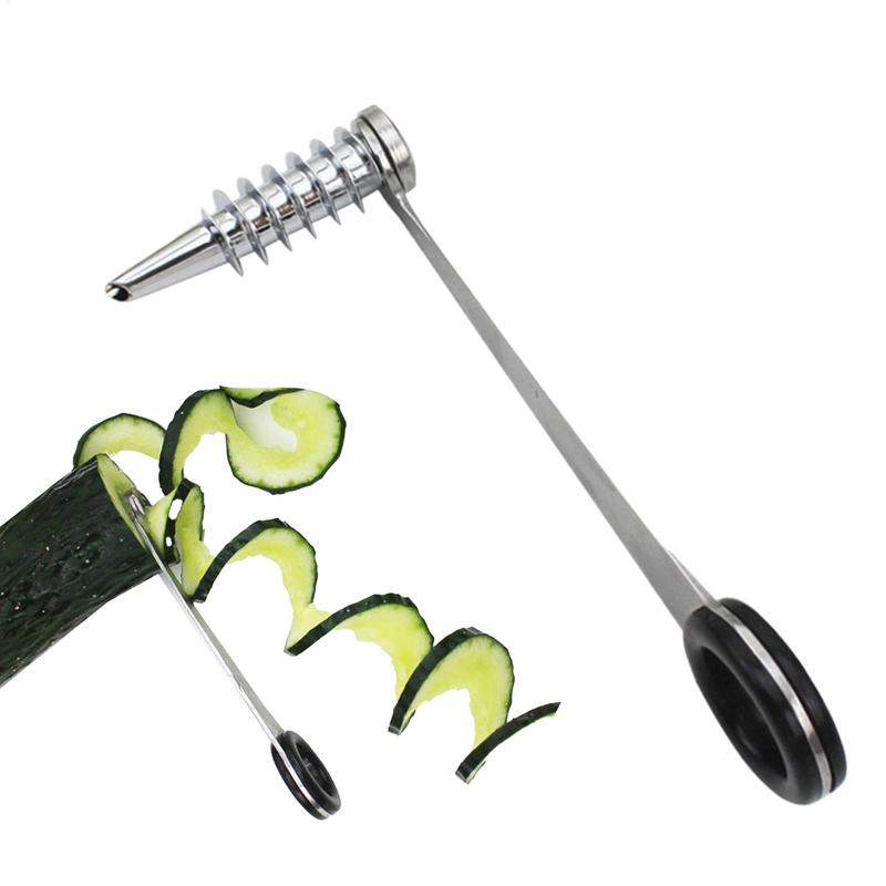 Spiral Slicer Twister Blade For Vegetables Cucumber Carrot Potato Curler For Home Use 1