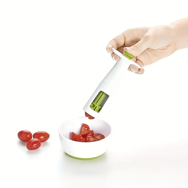 Creative Fruit Slicer Grape and Tomato Cutter for Easy Household Kitchen Fruit Cutting