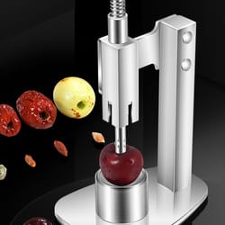 stainless steel fruit core remover manual jujube, cherry, and olive pitter tool