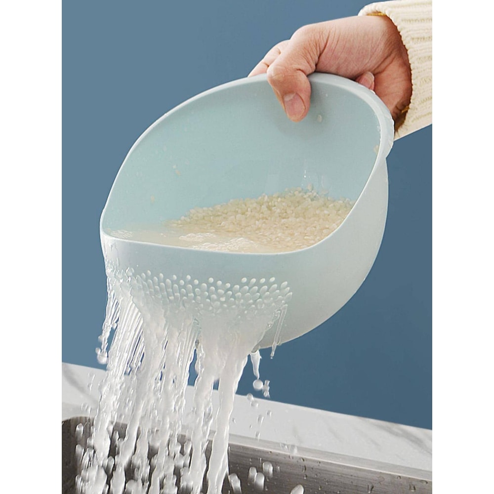 Magic Rice Washing Sieve NonLeak Kitchen Basin For Vegetables Rice 2