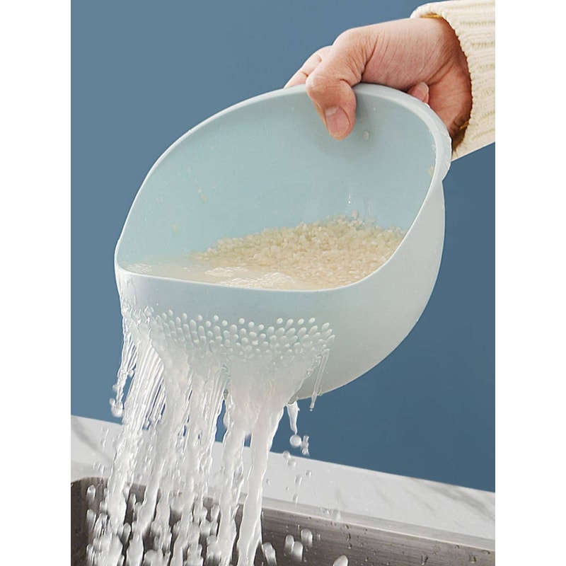 Magic Rice Washing Sieve NonLeak Kitchen Basin For Vegetables Rice 2