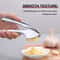 Stainless Steel Garlic Press Mincer Easy to Clean & Squeeze Garlic Crusher for Fine Garlic