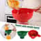 Plastic Wide Mouth Funnel For Jars Folding Funnel With Long Neck For Liquid Filling Household Kitch 2