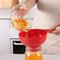 Plastic Wide Mouth Funnel For Jars Folding Funnel With Long Neck For Liquid Filling Household Kitch 1