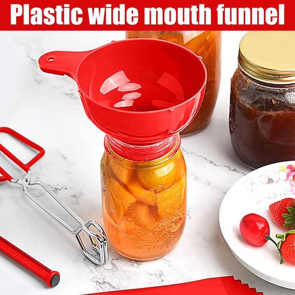 Plastic Wide Mouth Funnel For Jars Folding Funnel With Long Neck For Liquid Filling Household Kitch 3