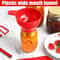 Plastic Wide Mouth Funnel For Jars Folding Funnel With Long Neck For Liquid Filling Household Kitch 3