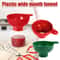 Plastic Wide Mouth Funnel For Jars Folding Funnel With Long Neck For Liquid Filling Household Kitch 4