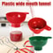 Plastic Wide Mouth Funnel For Jars Folding Funnel With Long Neck For Liquid Filling Household Kitch 4
