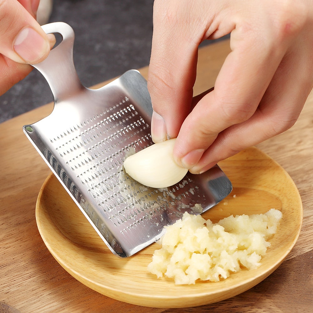 Mini Stainless Steel Ginger Garlic Grater Manual Peeler Crusher For Easy Kitchen Use 0