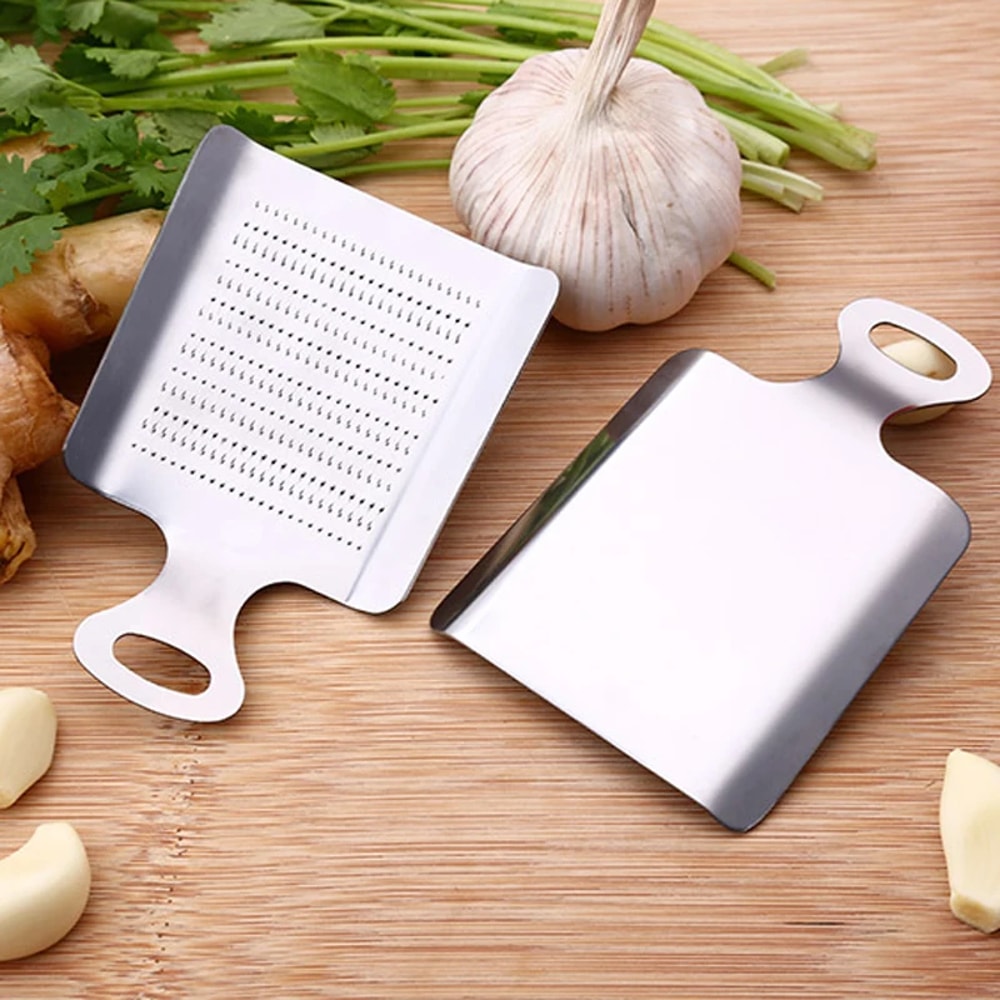 Mini Stainless Steel Ginger Garlic Grater Manual Peeler Crusher For Easy Kitchen Use 4