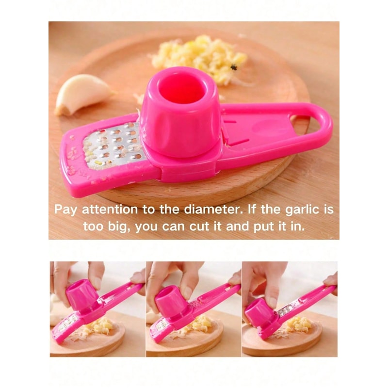Mini Garlic Grinder Press For Easy Mashing Manual Green Kitchen Tool 3